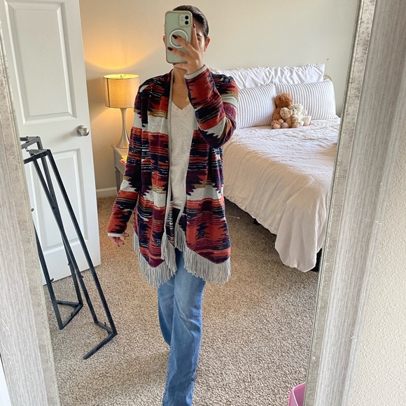 NWT! Lucky Brand fringe coverup - Picture 2 of 10